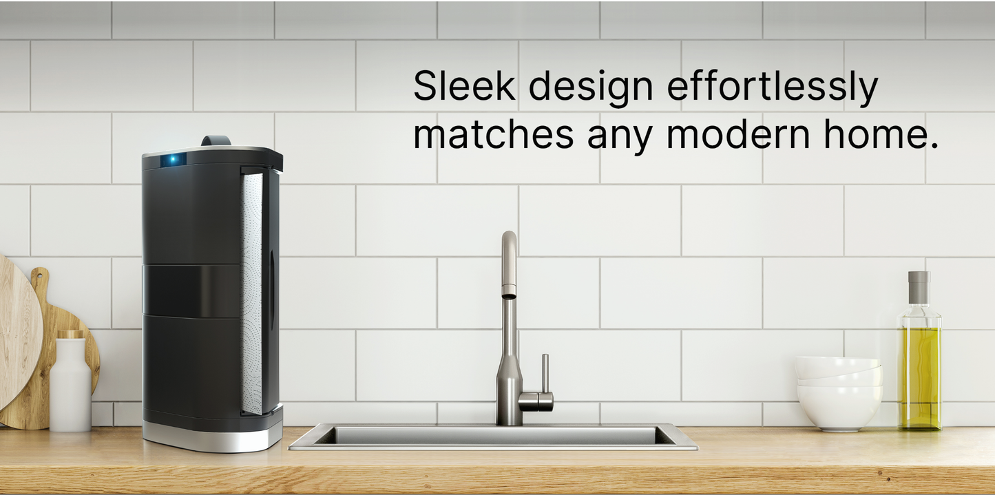 Smart Touchless Paper Towel Dispenser | Countertop Gray 🖐️✨
