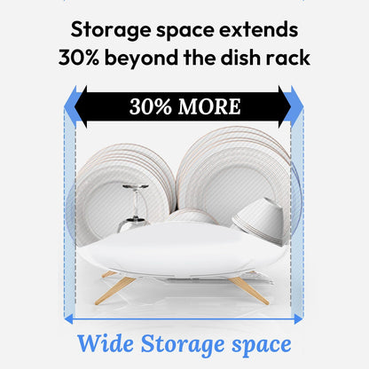 Premium Self-Draining Dish Drainer | Minimalist Anti-Rust Rack 🍽️