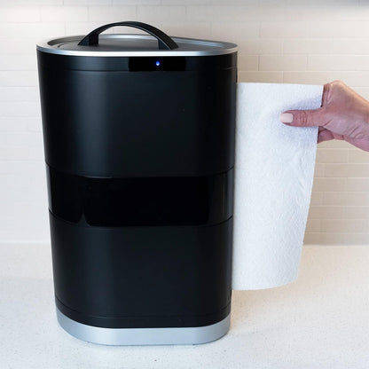 Smart Touchless Paper Towel Dispenser | Countertop Gray 🖐️✨