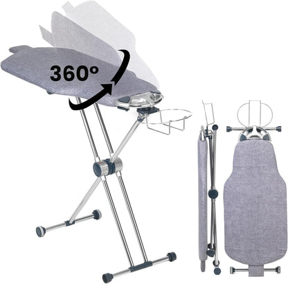 360° Swivel Ergonomic Ironing Board with Adjustable Height ✨