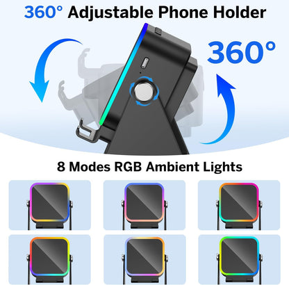 5-in-1 Induction Speaker | No Bluetooth Needed Phone Stand 🎵