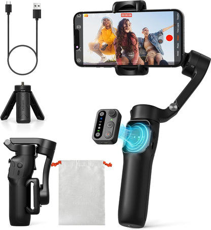 Foldable Phone Stabilizer | For Vlogging & Travel (iOS/Android) ✈️