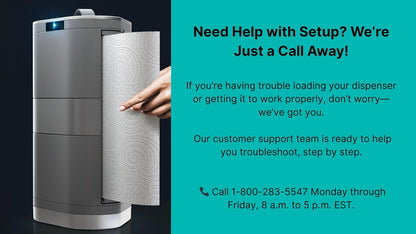 Smart Touchless Paper Towel Dispenser | Countertop Gray 🖐️✨