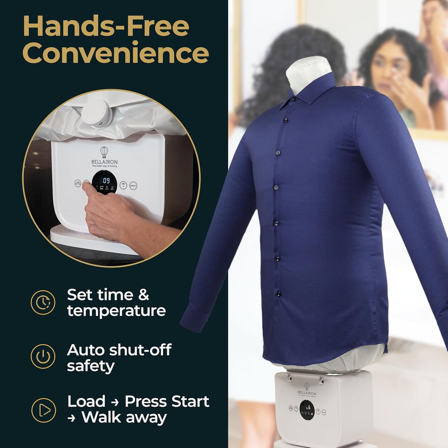 Automatic Shirt Ironer & Dryer | Hands-Free Wrinkle Remover 👔