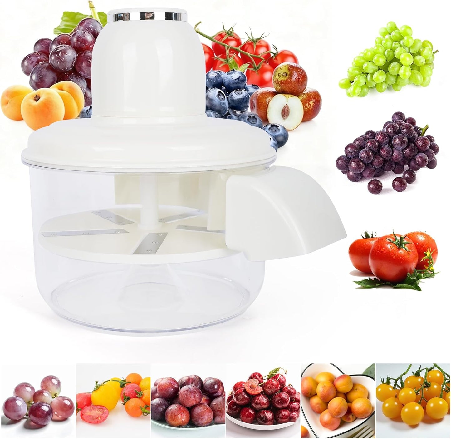 💥3-in-1 Automatic Fruit & Garlic Peeler 🍇🧄