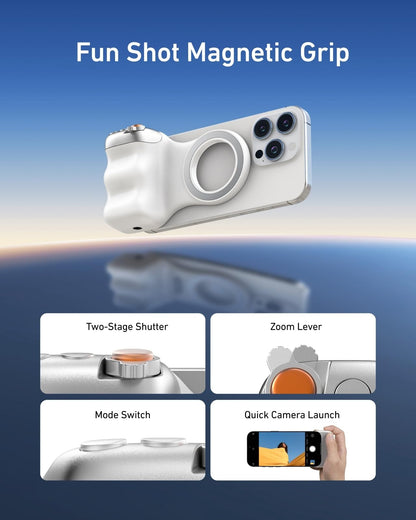 Magnetic Camera Grip & Shutter for iPhone/Android 📸