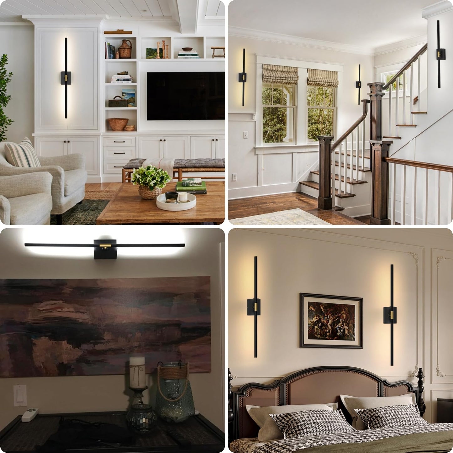 Wireless Wall Sconces | Rechargeable & No-Drill Lighting (10000mAh) 💡