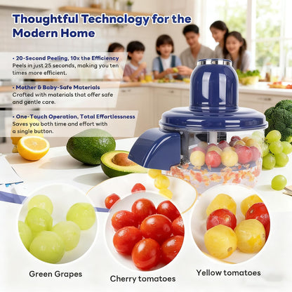 💥3-in-1 Automatic Fruit & Garlic Peeler 🍇🧄