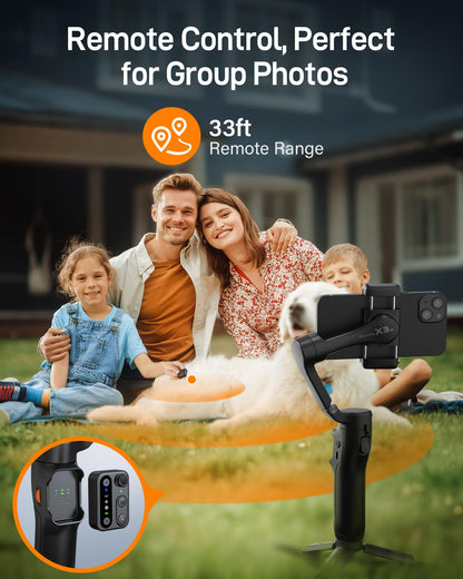 Foldable Phone Stabilizer | For Vlogging & Travel (iOS/Android) ✈️