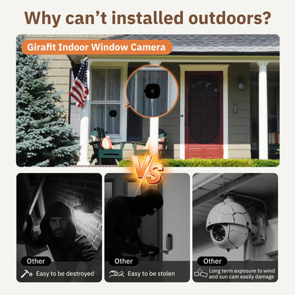 2K Window Security Camera | 5G/2.4GHz WiFi Indoor Home Monitor 🛡️