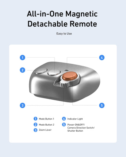 Magnetic Camera Grip & Shutter for iPhone/Android 📸