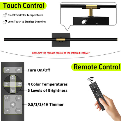 Wireless Wall Sconces | Rechargeable & No-Drill Lighting (10000mAh) 💡