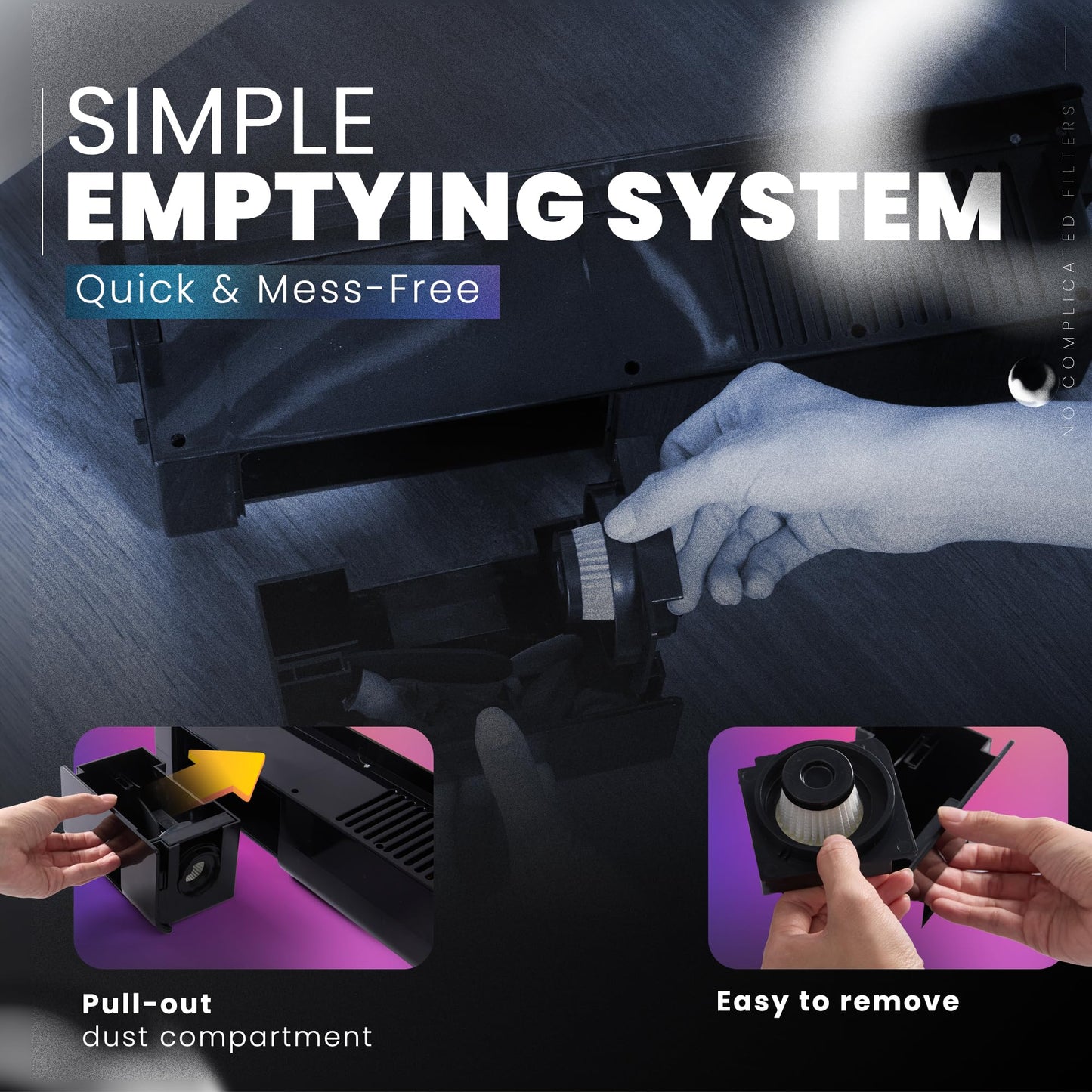 Smart Kick-Vac | Automatic Under-Cabinet Dustpan 🧹