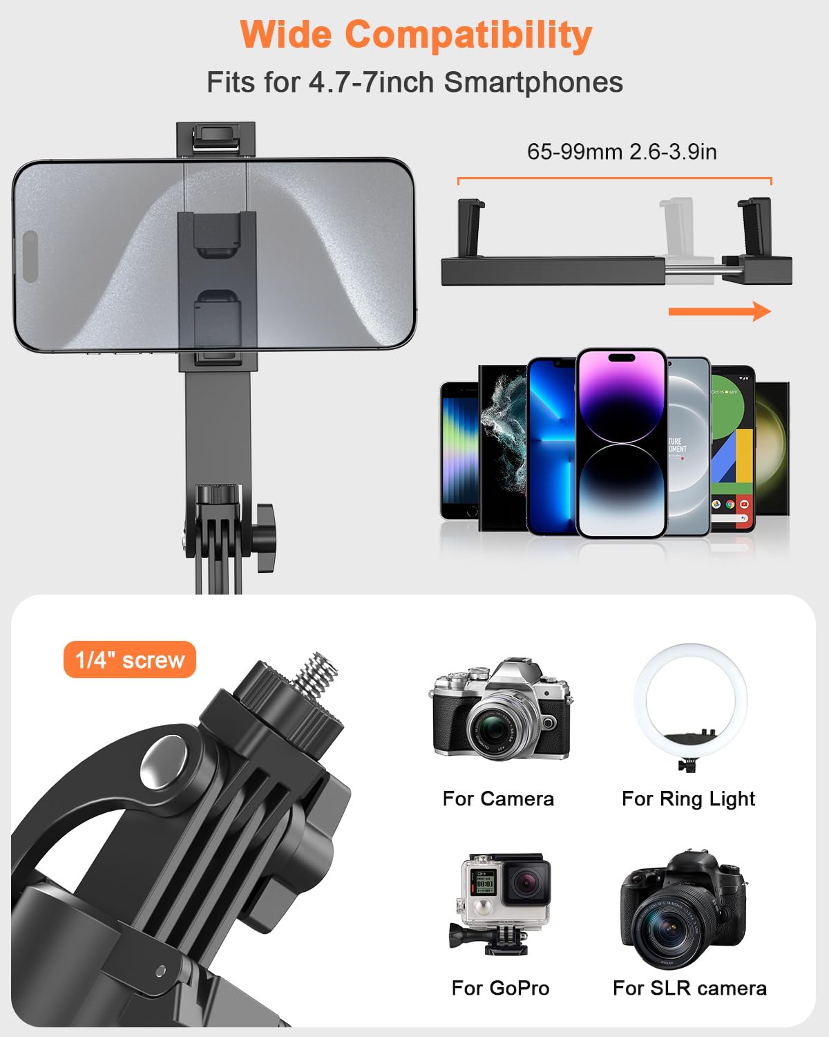 AI Smart Face Tracking Tripod | 360° Rotating Stand with Fill Light 📸✨