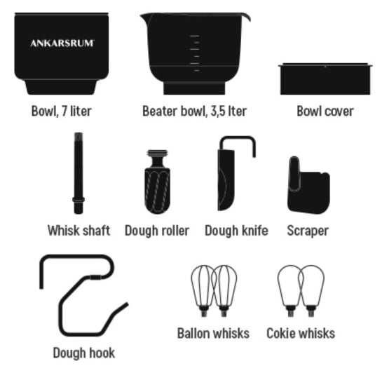 Ankarsrum Light Creme  Mixer